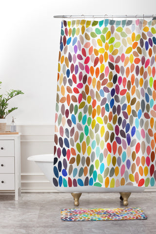 Garima Dhawan rain 17 Shower Curtain And Mat