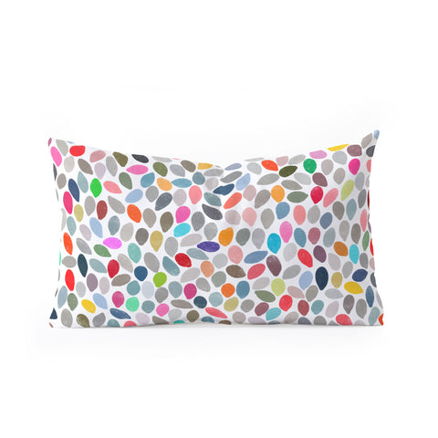 Garima Dhawan rain 18 Oblong Throw Pillow
