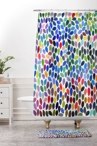 Garima Dhawan rain 19 Shower Curtain And Mat