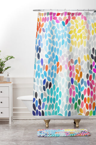 Garima Dhawan Rain 9 Shower Curtain And Mat