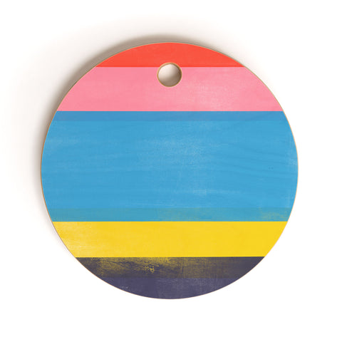 Garima Dhawan stripe study 18 Cutting Board Round