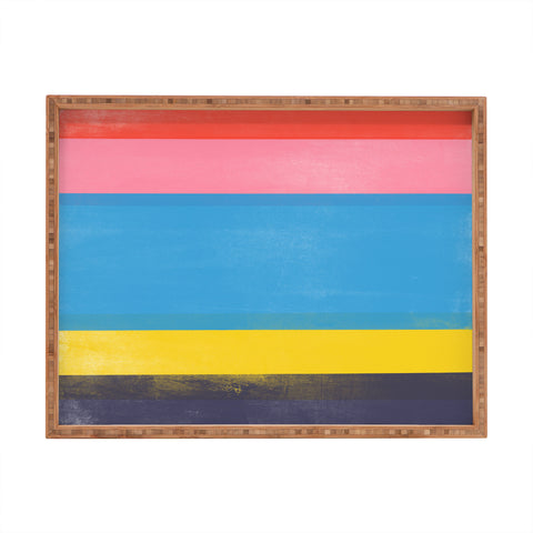 Garima Dhawan stripe study 18 Rectangular Tray