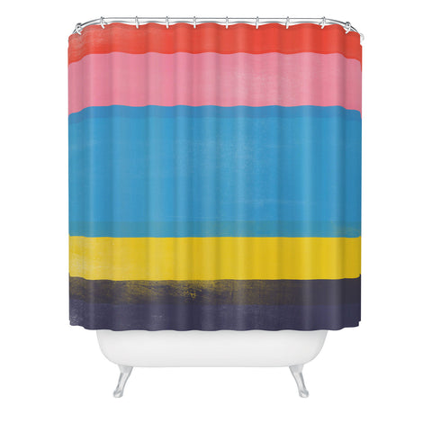 Garima Dhawan stripe study 18 Shower Curtain