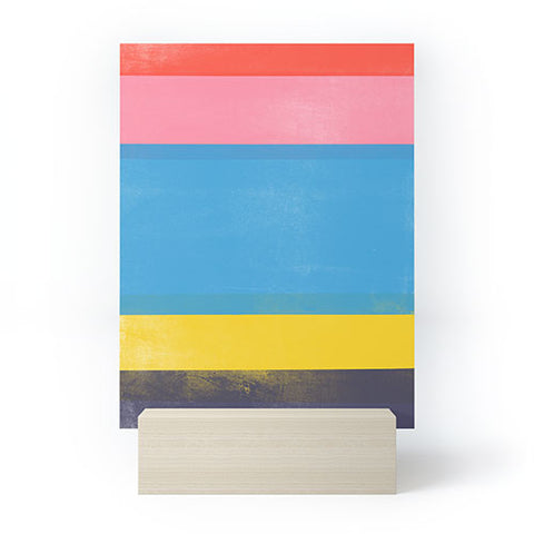 Garima Dhawan stripe study 18 Mini Art Print