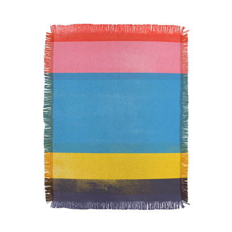 Garima Dhawan stripe study 18 Throw Blanket