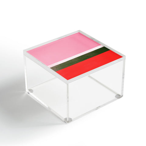 Garima Dhawan stripe study 24 Acrylic Box