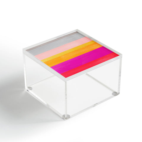 Garima Dhawan stripe study 3 Acrylic Box