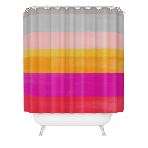 Garima Dhawan stripe study 3 Shower Curtain