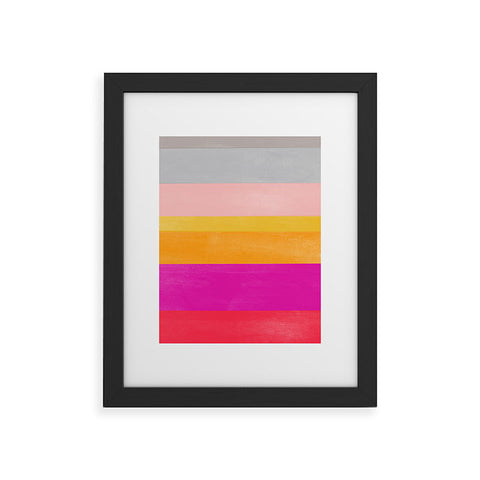 Garima Dhawan stripe study 3 Framed Art Print
