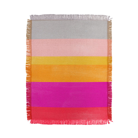 Garima Dhawan stripe study 3 Throw Blanket