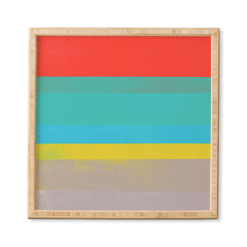 Garima Dhawan stripe study 6 Framed Wall Art