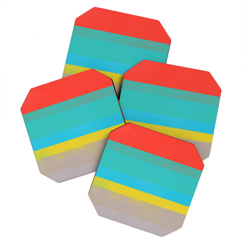 Garima Dhawan stripe study 6 Coaster Set