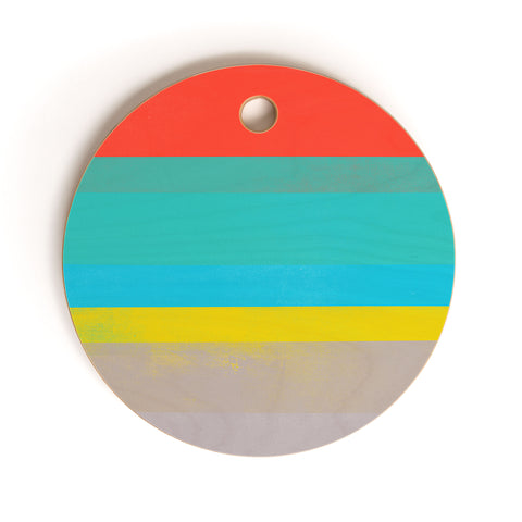 Garima Dhawan stripe study 6 Cutting Board Round