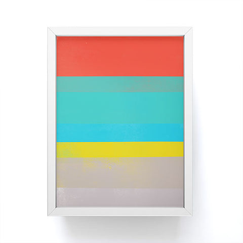 Garima Dhawan stripe study 6 Framed Mini Art Print