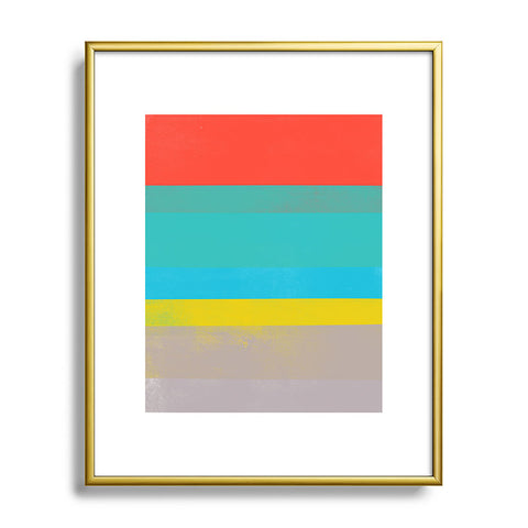 Garima Dhawan stripe study 6 Metal Framed Art Print