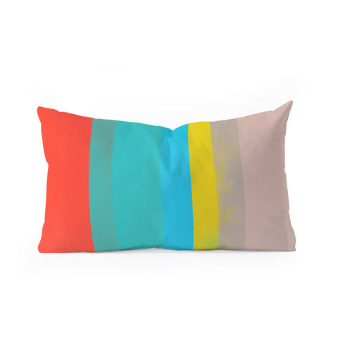 Garima Dhawan stripe study 6 Oblong Throw Pillow