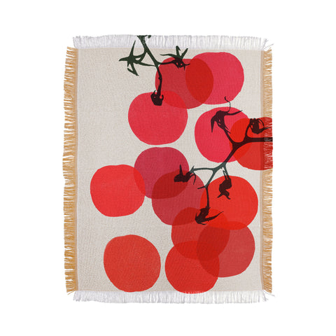Garima Dhawan tomatoes 1 Throw Blanket