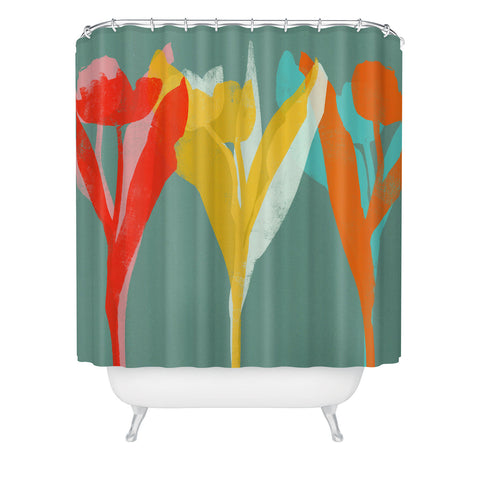 Garima Dhawan tulips 10 Shower Curtain