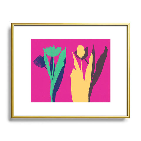 Garima Dhawan tulips 3 Metal Framed Art Print