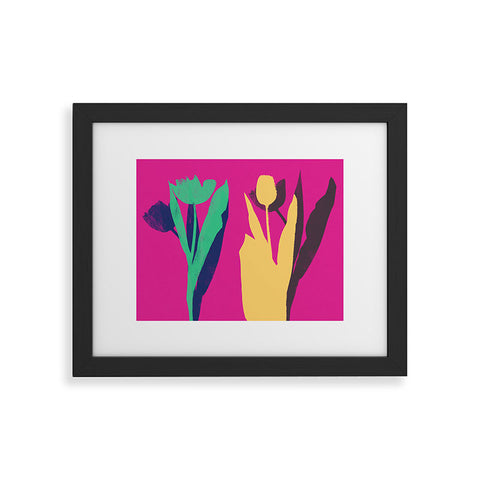 Garima Dhawan tulips 3 Framed Art Print