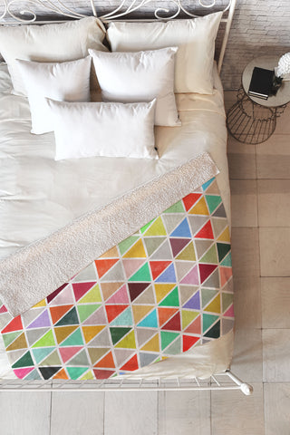 Garima Dhawan Unfolding 3 Fleece Throw Blanket