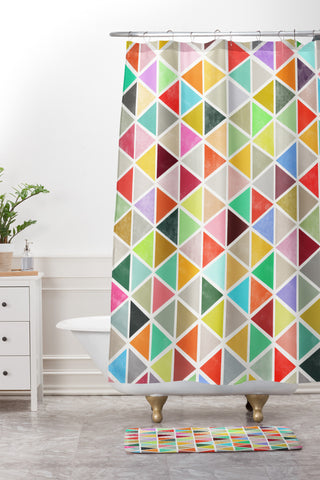 Garima Dhawan Unfolding 3 Shower Curtain And Mat