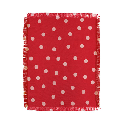 Garima Dhawan vintage dots 13 Throw Blanket