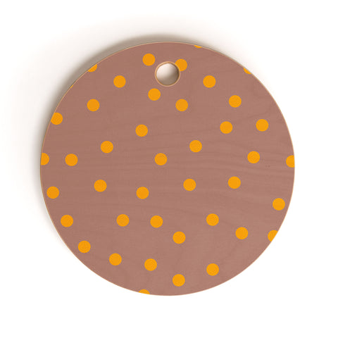 Garima Dhawan vintage dots 16 Cutting Board Round