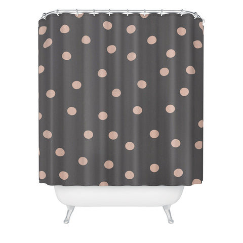 Garima Dhawan vintage dots 17 Shower Curtain