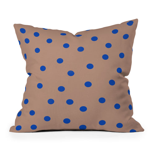 Garima Dhawan vintage dots 2 Throw Pillow