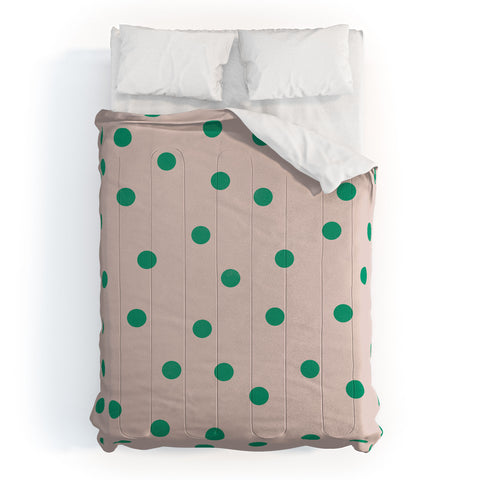 Garima Dhawan vintage dots 3 Comforter