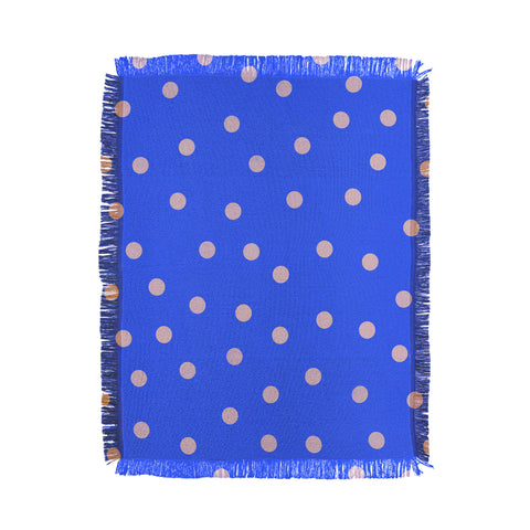 Garima Dhawan vintage dots 42 Throw Blanket