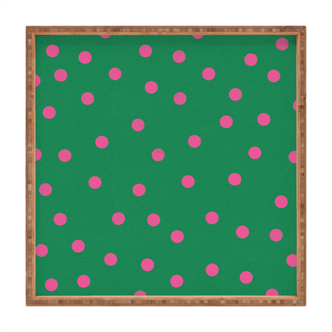 Garima Dhawan vintage dots 8 Square Tray