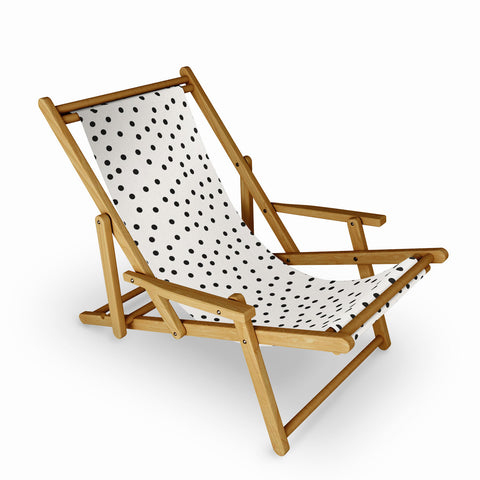 Garima Dhawan Vintage Dots Black Sling Chair