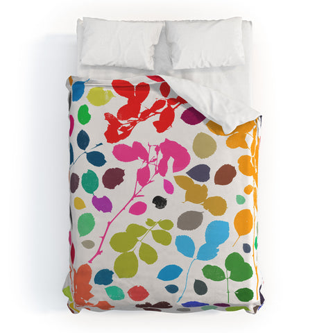 Garima Dhawan wildrose 2 Duvet Cover