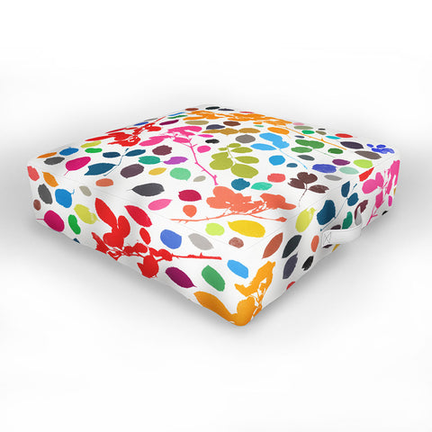 Garima Dhawan wildrose 2 Outdoor Floor Cushion