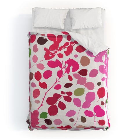 Garima Dhawan wildrose 3 Duvet Cover
