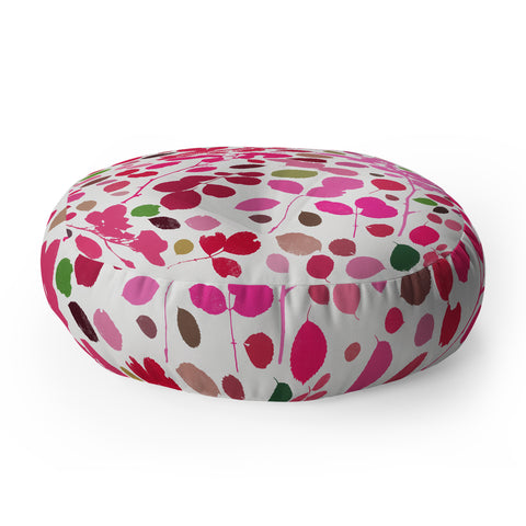 Garima Dhawan wildrose 3 Floor Pillow Round
