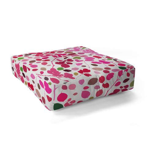 Garima Dhawan wildrose 3 Floor Pillow Square