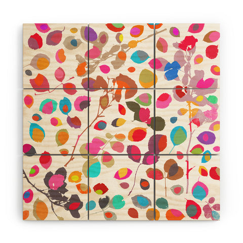 Garima Dhawan wildrose 5 Wood Wall Mural