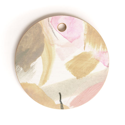 Georgiana Paraschiv Abstract D02 Cutting Board Round
