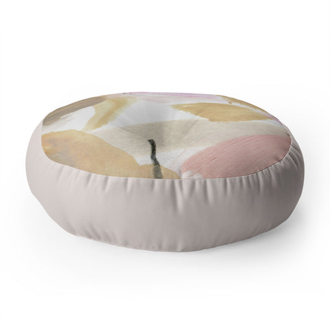 Georgiana Paraschiv Abstract D02 Floor Pillow Round
