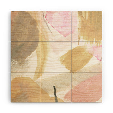 Georgiana Paraschiv Abstract D02 Wood Wall Mural