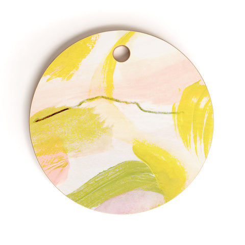 Georgiana Paraschiv Abstract D03 Cutting Board Round