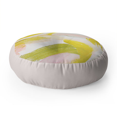 Georgiana Paraschiv Abstract D03 Floor Pillow Round