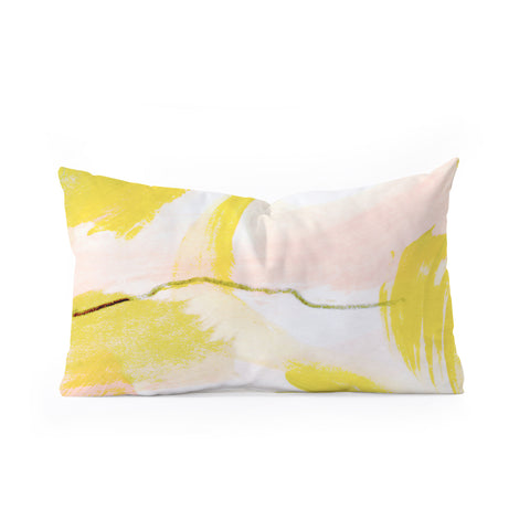 Georgiana Paraschiv Abstract D03 Oblong Throw Pillow