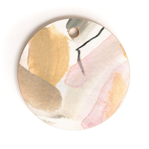 Georgiana Paraschiv Abstract D04 Cutting Board Round