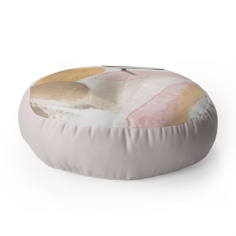 Georgiana Paraschiv Abstract D04 Floor Pillow Round
