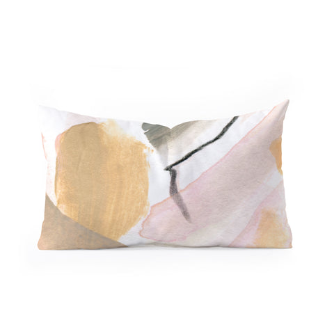 Georgiana Paraschiv Abstract D04 Oblong Throw Pillow