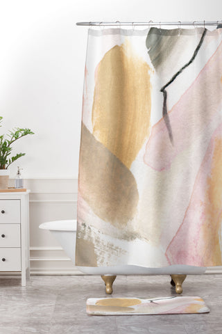 Georgiana Paraschiv Abstract D04 Shower Curtain And Mat